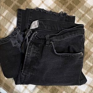 FP Movement by Free People Black Cropped Jeans